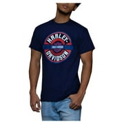 Harley-Davidson Men's Turn Around Bar \u0026 Shield Short Sleeve T-Shirt - Navy (L), Harley Davidson